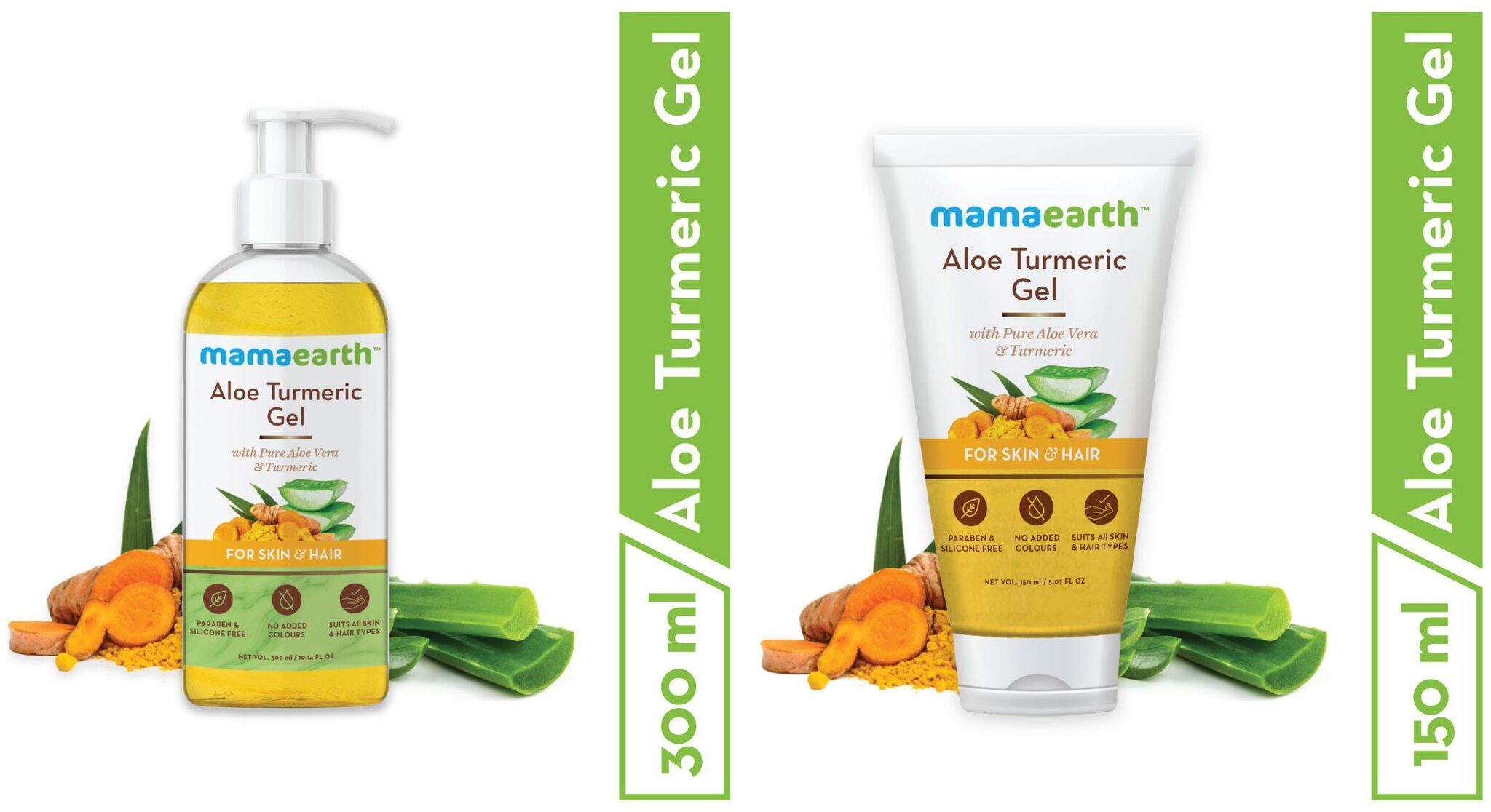 

Mamaearth Aloe Vera Gel 300 ml and Aloe Vera Gel 150 ml (Pack of 2)