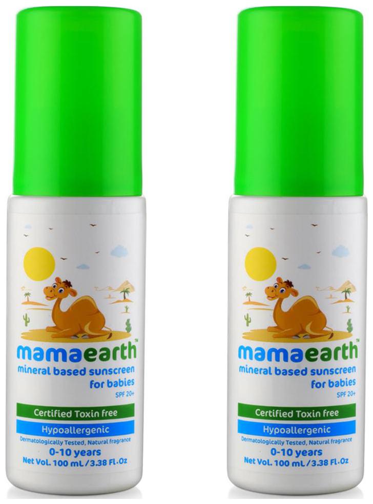 

Mamaearth Mineral Based Sunscreen (100 ml) (Pack of 2)