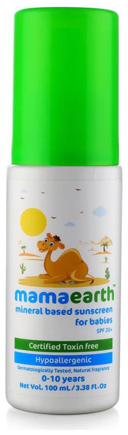 

Mamaearth Mineral Based Sunscreen (100 ml) Natural Mosquito Repellent Gel 50ml (Pack of 2)