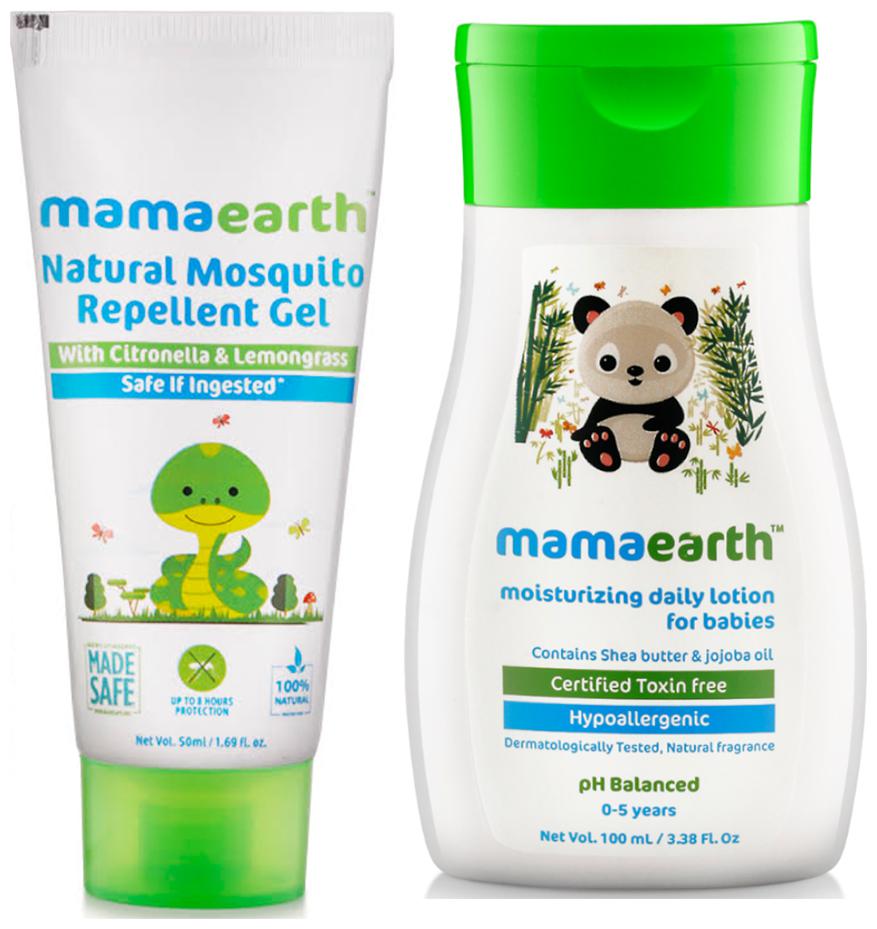 

Mamaearth Natural Mosquito Repellent Gel 50ml and Lotion (100 ml) (Pack of 2)