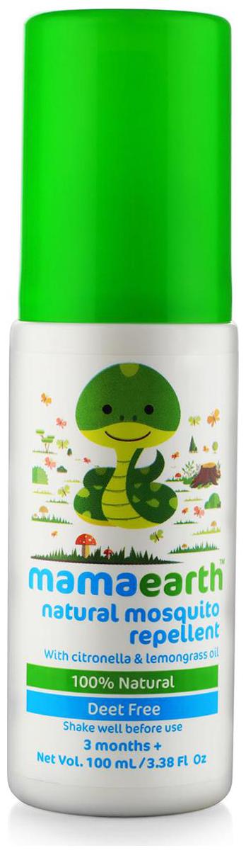 

Mamaearth Natural Insect Repellent For Babies (100 ml) Anti Mosquito Fabric Roll On 8ml (Pack of 2)