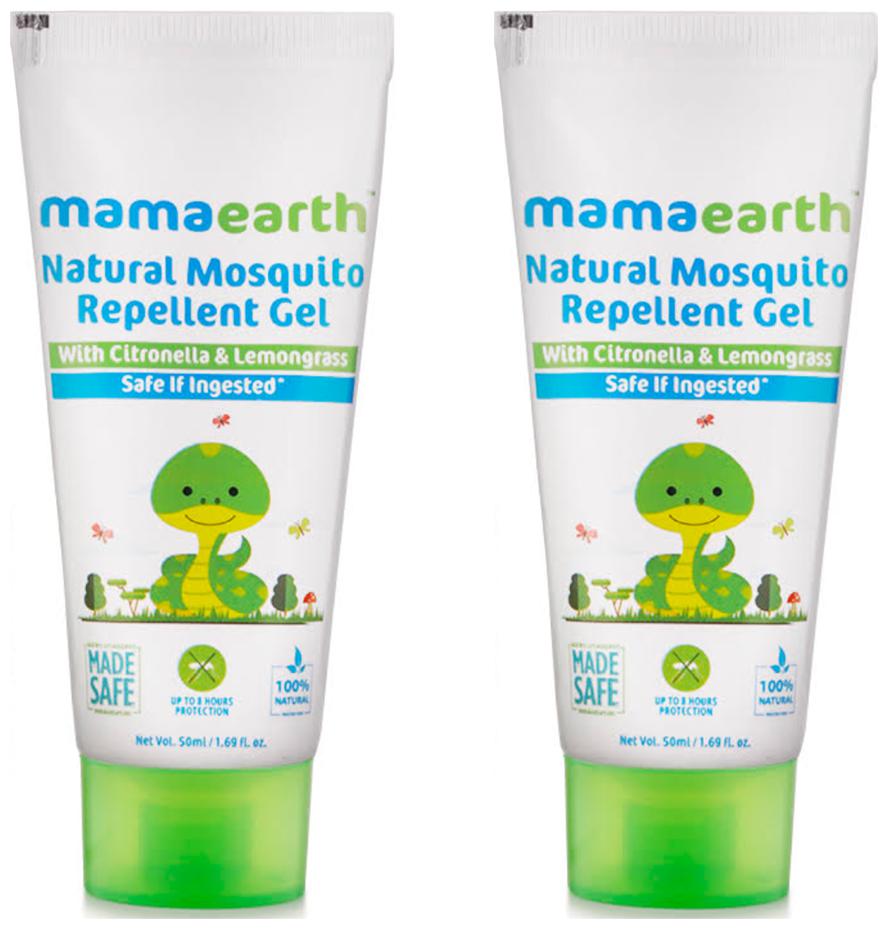 

Mamaearth Natural Mosquito Repellent Gel 50ml (Pack of 2)