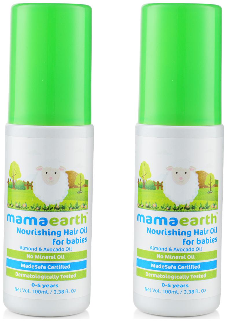 

Mamaearth Nourishing Hair Oil 100ml (0-10 Years) (Pack of 2)