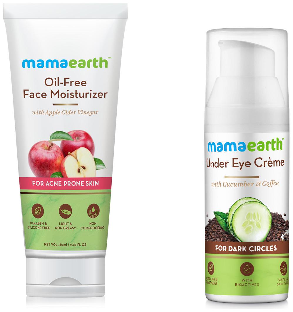 

Mamaearth Oil Free 80 ml And Under Eye Cream 50 ml (Pack of 2)