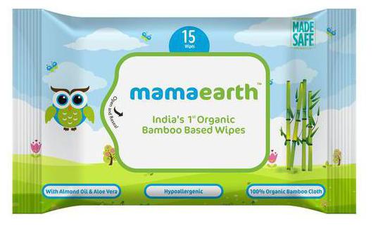 

Mamaearth Organic Bamboo Based Wipes - Travel Pack 15 pcs