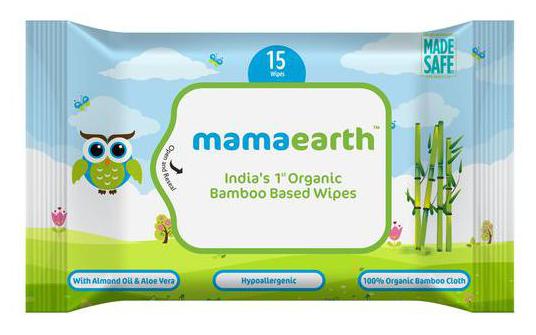 

Mamaearth Organic Bamboo Based Wipes - Travel Pack 15 pcs