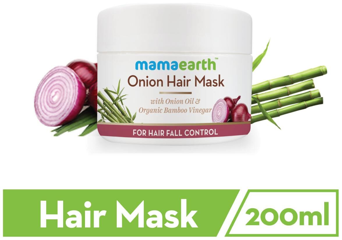 Buy Mamaearth S Onion Hair Mask For Dry Frizzy Hair With Onion