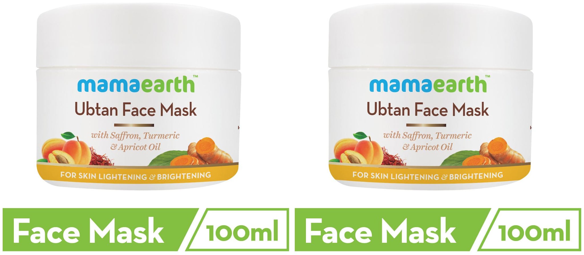 

Mamaearth Ubtan Face Mask 100 ml Ubtan Mask 100 ml (Pack of 2)