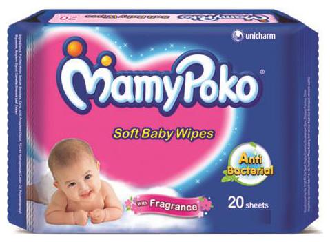 

Mamypoko Baby Wipes 20 pcs