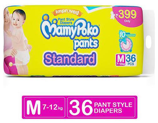 

Mamypoko Baby Diapers Wipes 36 pcs