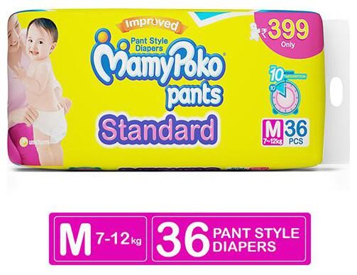 

Mamypoko Baby Diapers Wipes 36 pcs