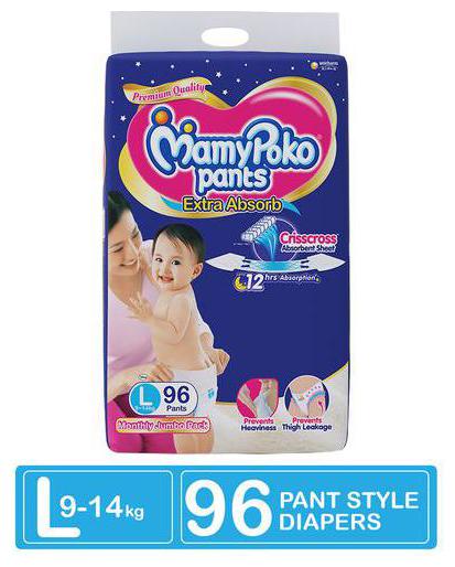 

MamyPoko Pants Extra Absorb Diaper Monthly Jumbo Pack - Large 96 pcs