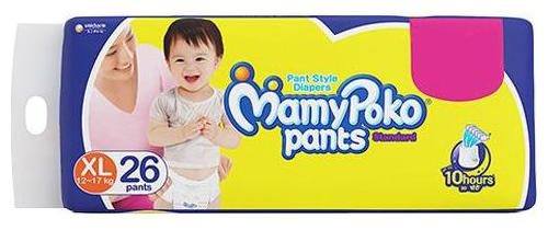 

MamyPoko Pants Standard Diaper - XL 26 pcs