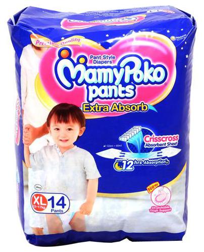 

MamyPoko Pants Style Diapers - XL 14 pcs