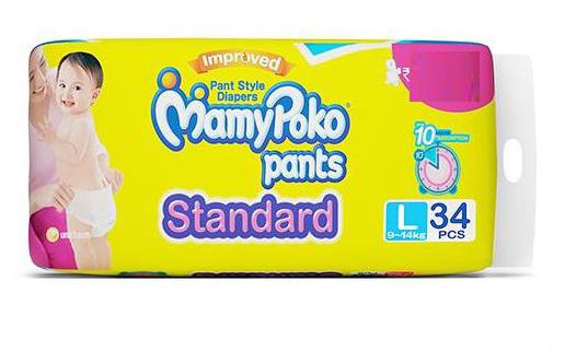 

MamyPoko Pants Standard Diaper -L 34pcs