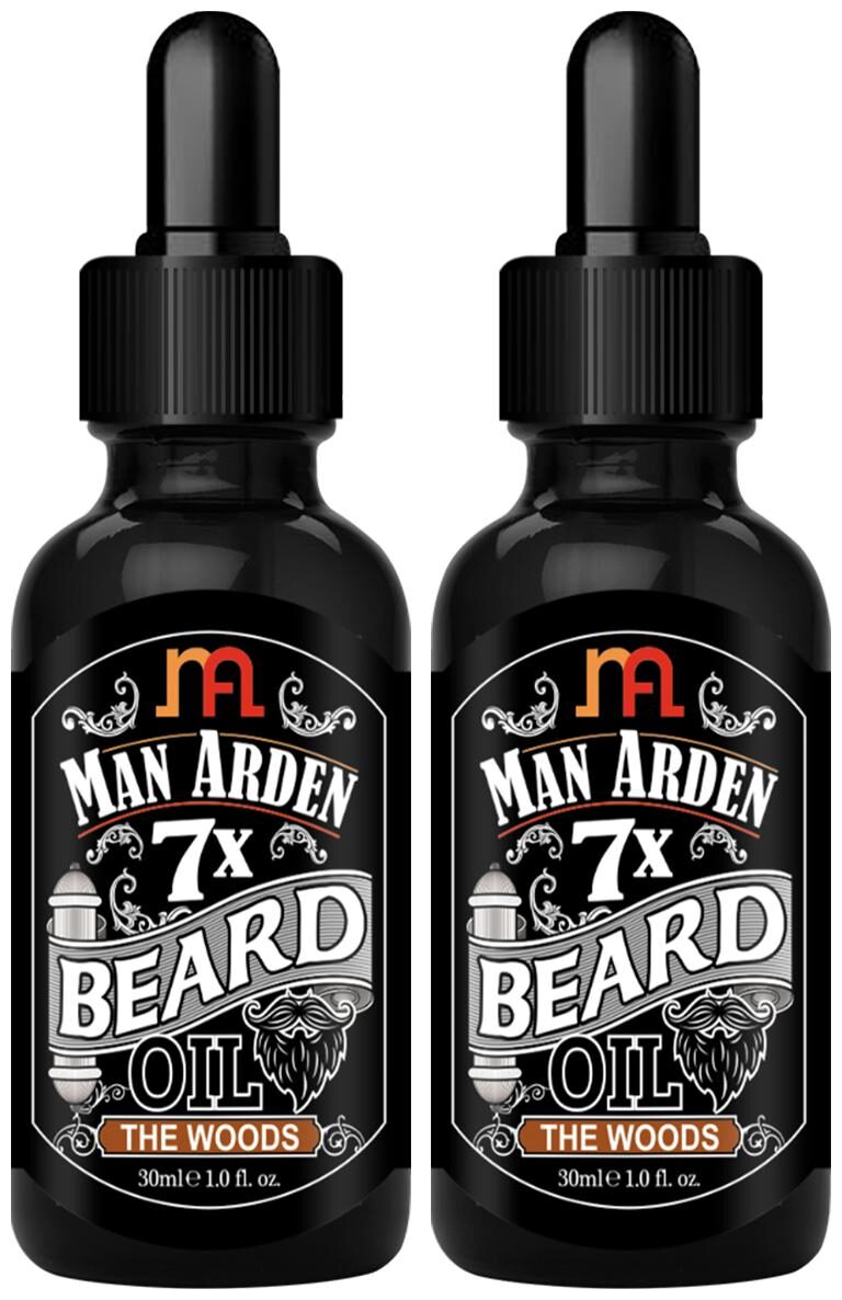 

Man Arden 7X Beard Oil (The Woods) 30ml (Pack Of 2)