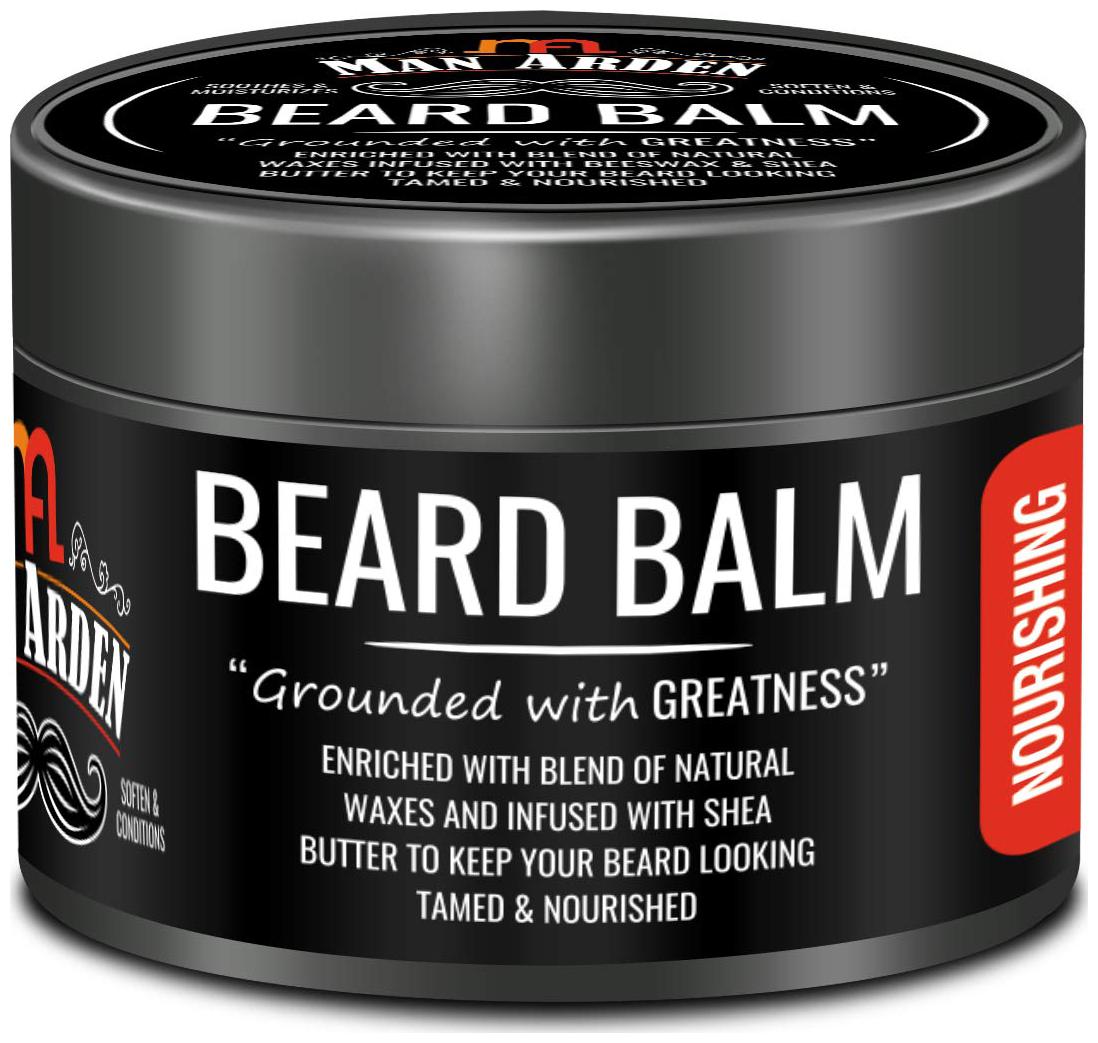 

Man Arden Beard Balm-Soften Moisturizes Beard with Beeswax Shea Butter 50 g