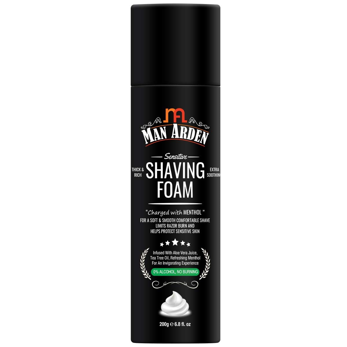 

Man Arden Shaving Foam For Sensitive Skin 200g (Pack Of 1)
