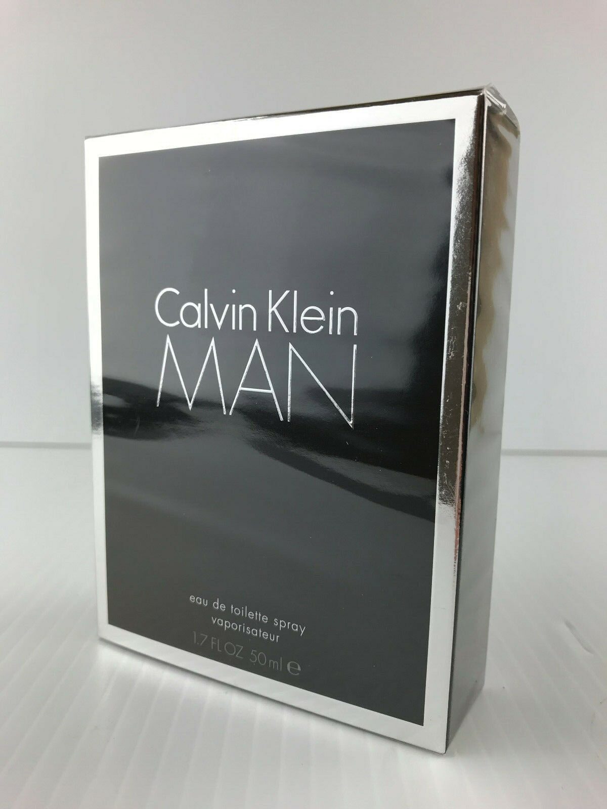 

MAN By Calvin Klein For Men COLOGNE EDT Spray 1 7 OZ 50 ML NEW IN SEALED BOX