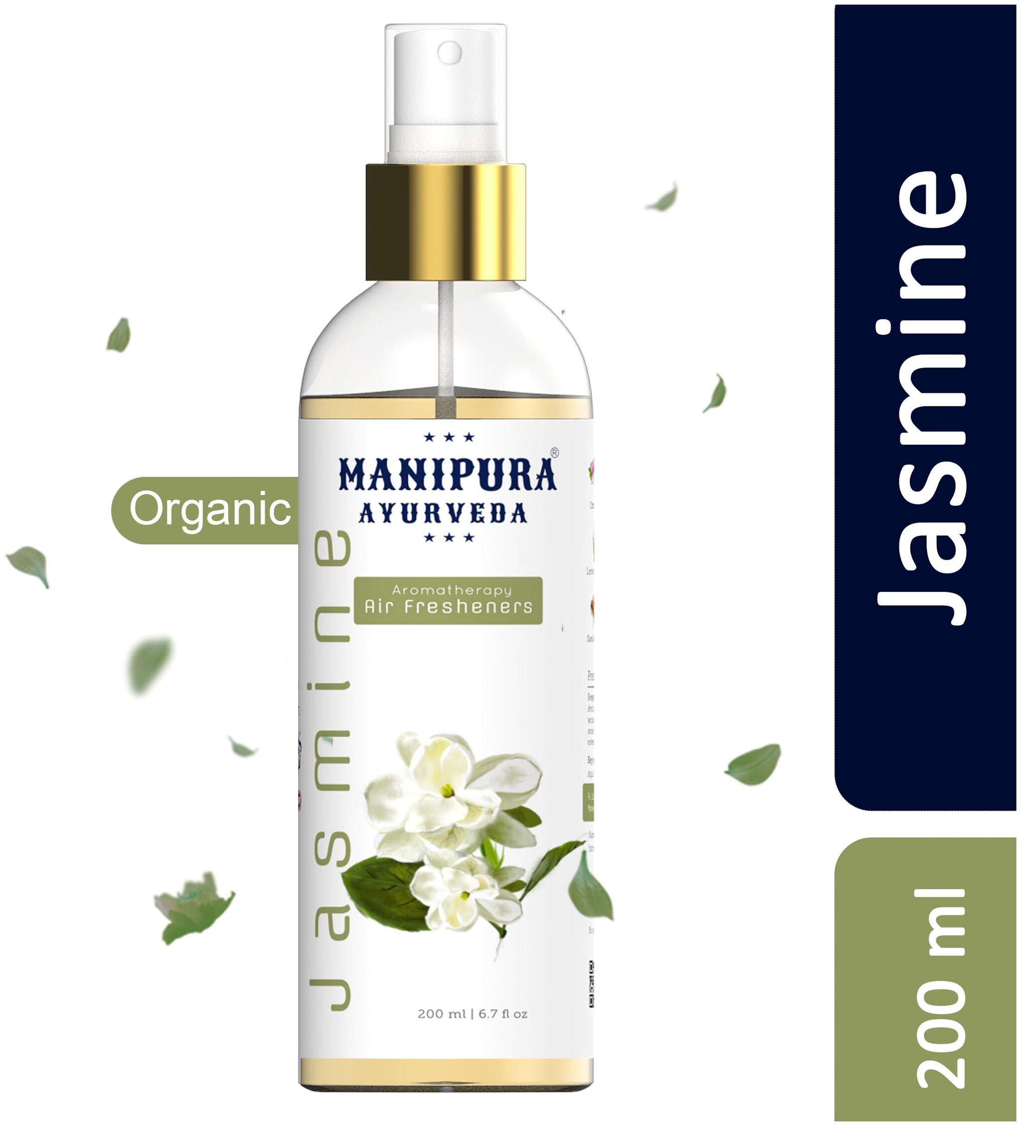 

Manipura Ayurveda 100 Organic Jasmine Air Freshener 200 ml (Pack Of 1)