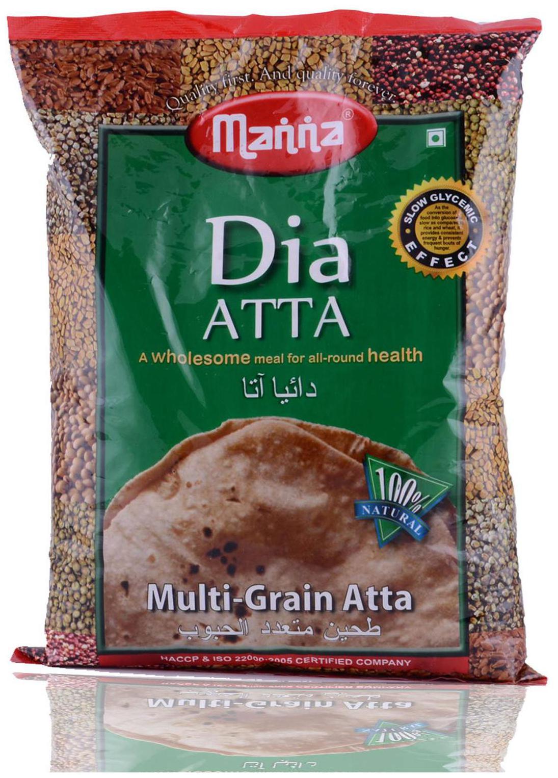 

Manna Dia Atta - Multi Grain Atta 1 kg