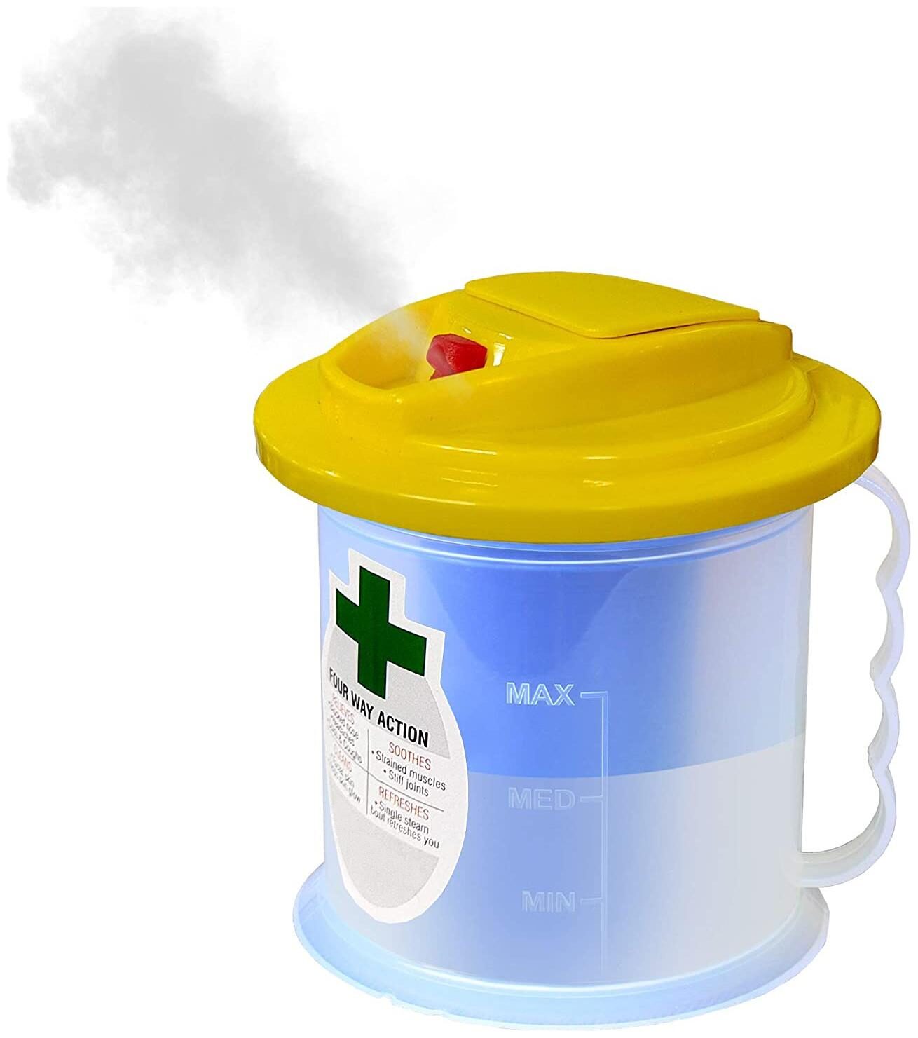 

Marketwala Mini Facial Steamer Vapourizer Facial Steamer Face Steamer Machine for Cold Cough (Assorted Color) Pack of 1