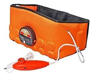 

Marketwala Magnetic Sauna Belt Anti Fat Vibrate Massager Slim Waist Belly Weight Loss (Orange) (Pack 1)