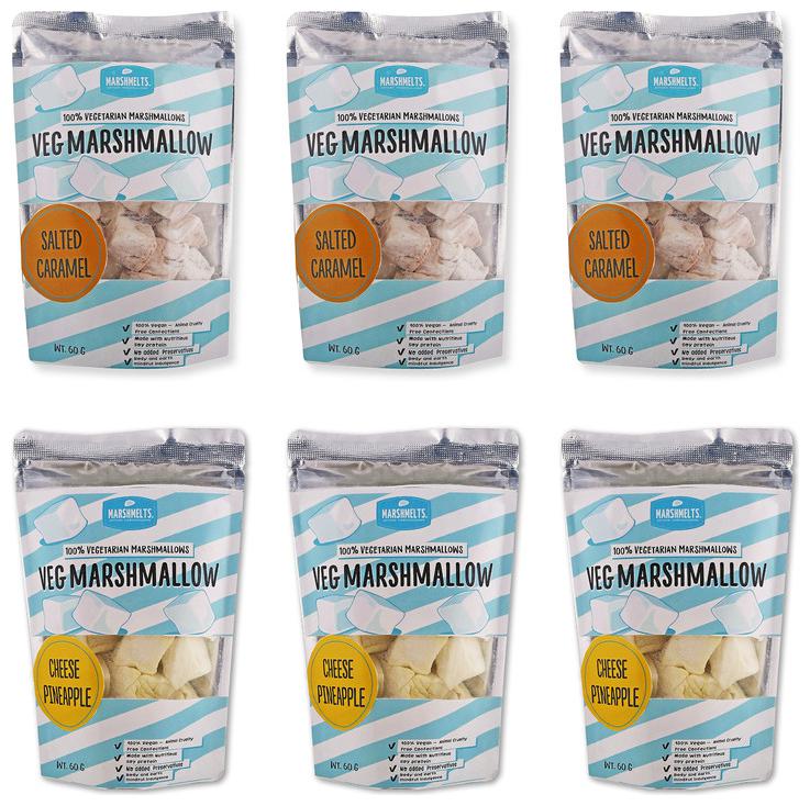 

Marshmelts Marshmallow Salted Caramel Pack of 6 ( 60 g each )