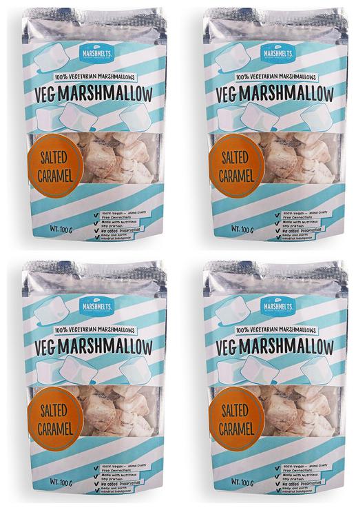 

Marshmelts Marshmallow Salted Caramel Pack of 4 ( 100 g each )