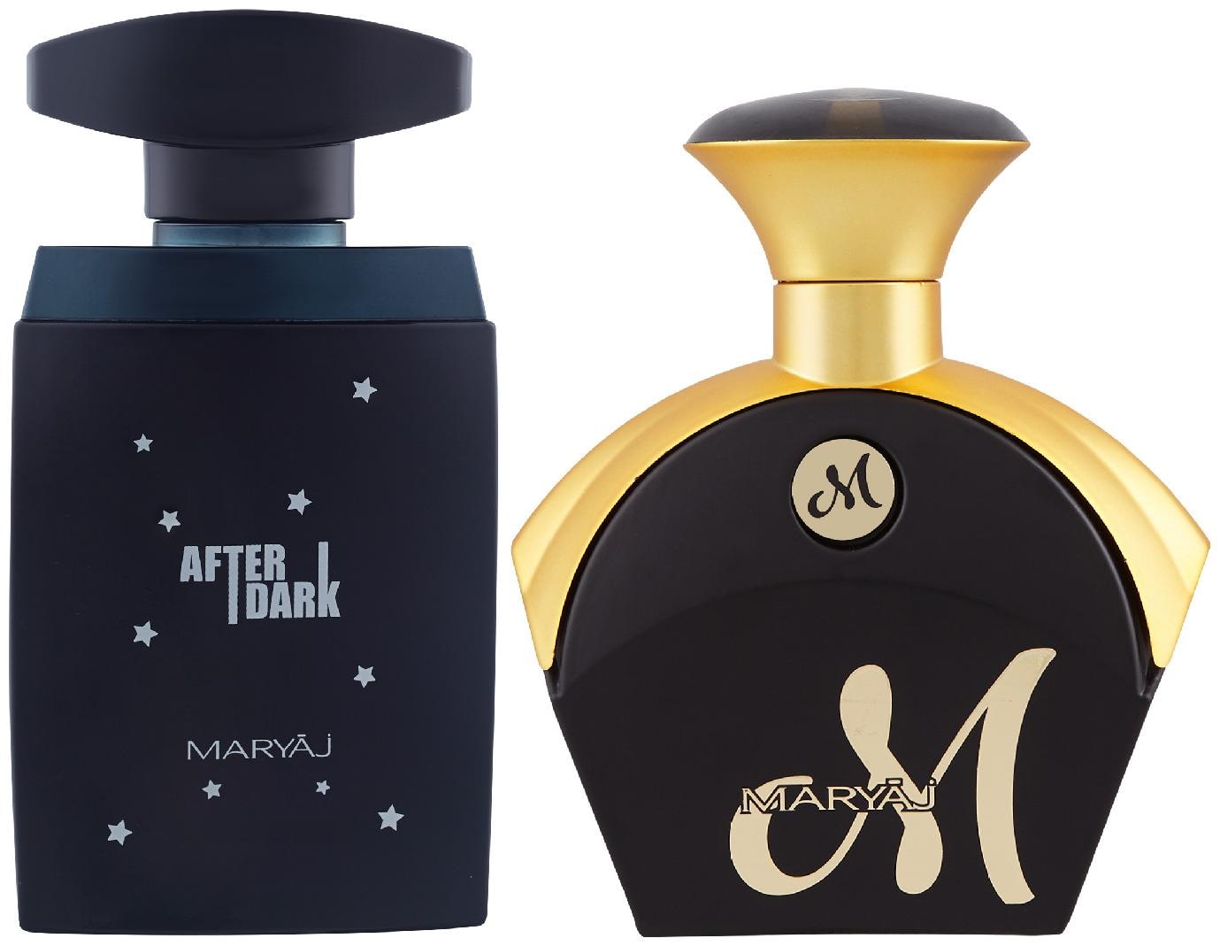 

Maryaj After Dark Eau De Parfum Woody Aromatic Perfume 100ml For Men And Maryaj M For Her Eau De Parfum Fruity Floral Perfume 90ml For Women (Pack Of 2)