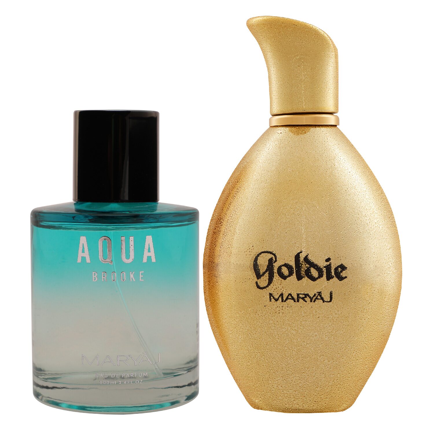 

Maryaj Aqua Brooke Eau De Parfum Citrus Floral Perfume 100ml And Goldie Eau De Parfum Fruity Floral Perfume 100ml For women (Pack of 2)