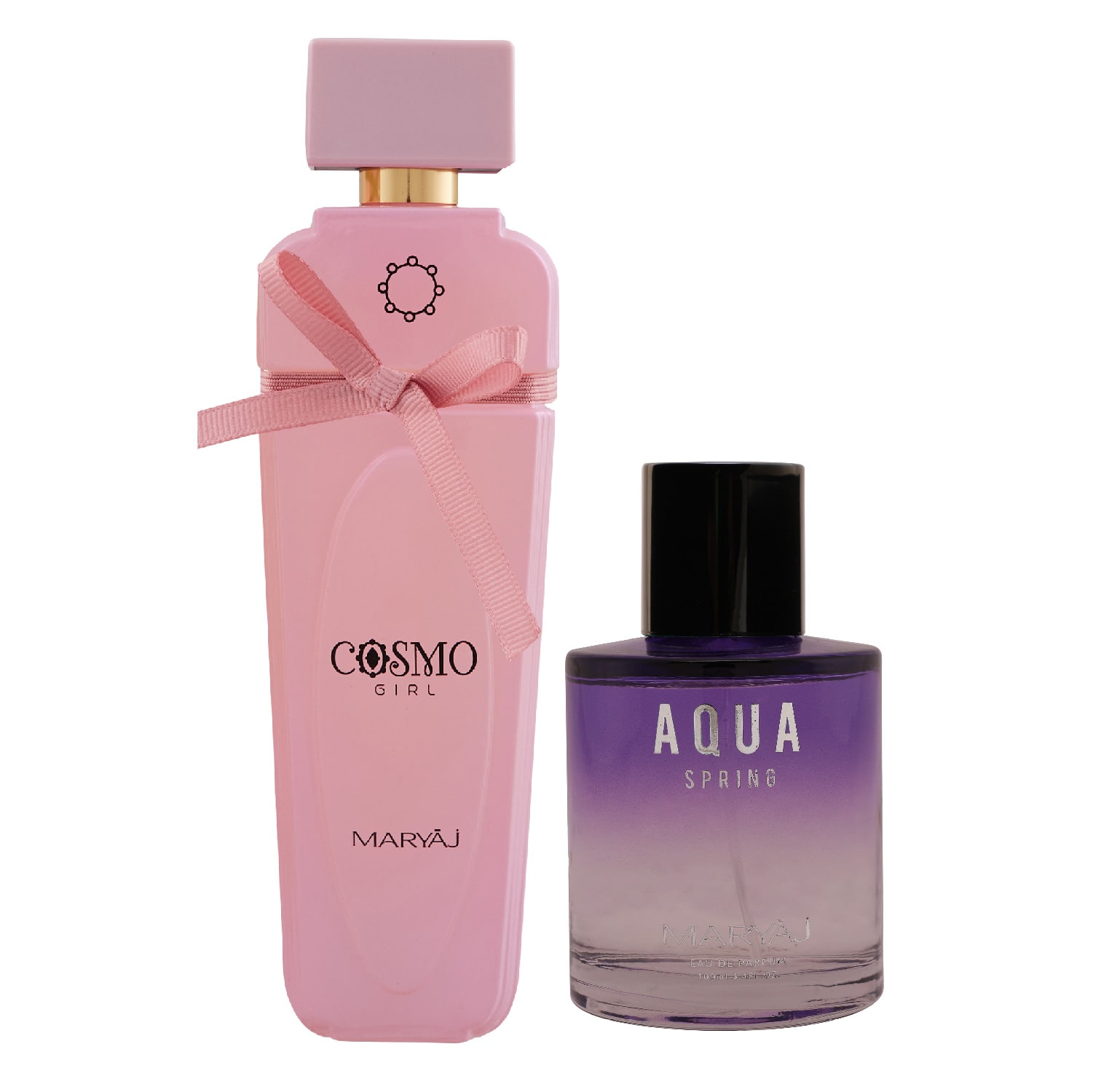 

Maryaj Cosmo Girl Eau De Parfum Floral Powdery Perfume 100ml And Aqua Spring Eau De Parfum Fruity Floral Perfume 100ml For women (Pack of 2)