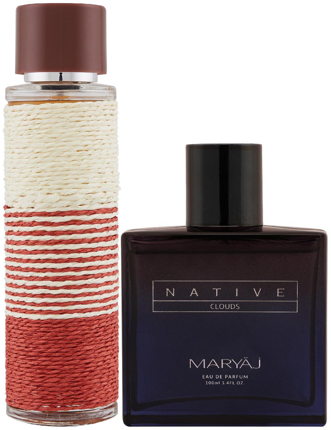 

Maryaj Deuce Homme Eau De Parfum Spicy Woody Perfume 100ml For Men And Maryaj Native Clouds Eau De Parfum Aromatic Woody Perfume 100ml For Unisex (Pack Of 2)