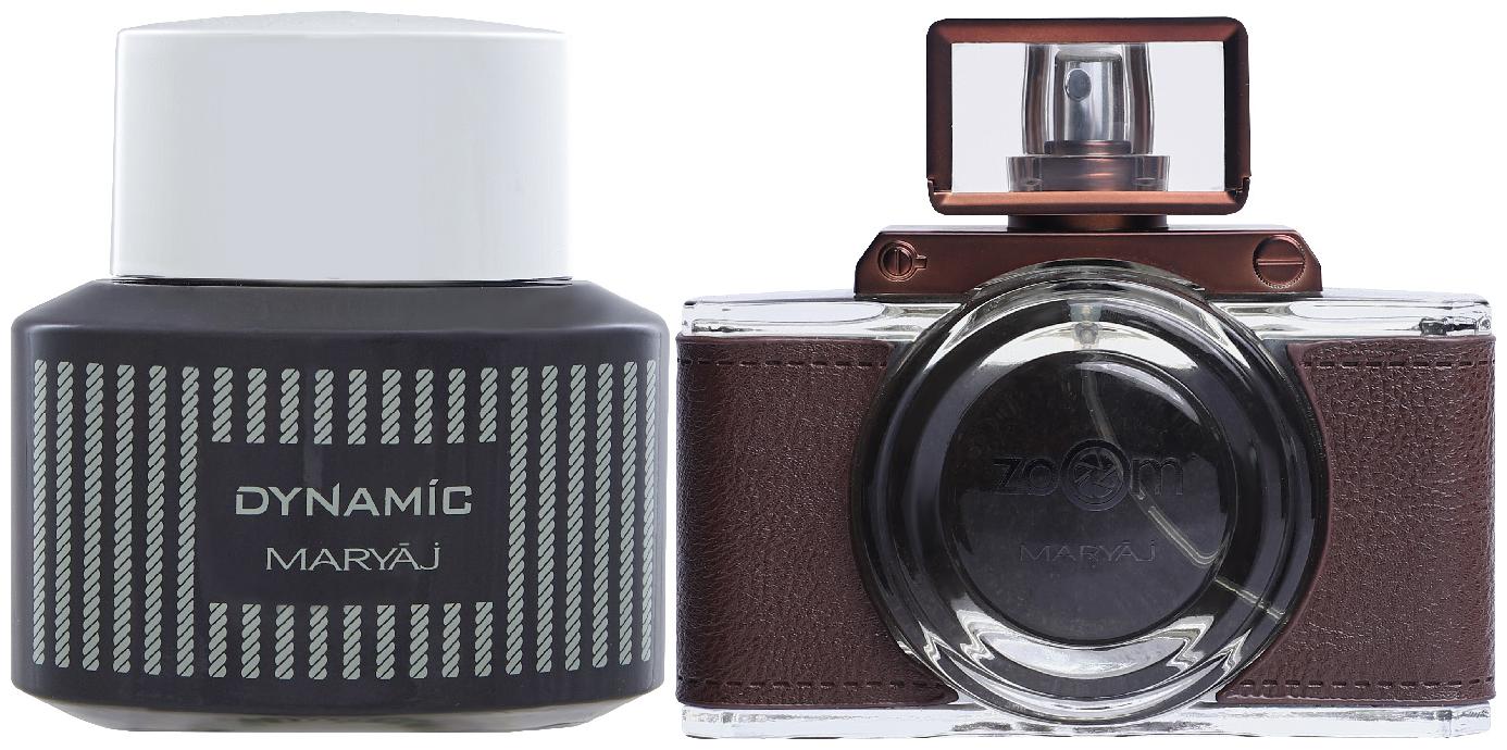 

Maryaj Dynamic Eau De Parfum Spicy Woody Perfume 100ml for Men and Maryaj Zoom Pour Homme Eau De Parfum Spicy Woody Perfume 100ml for Men ( Pack of 2 )