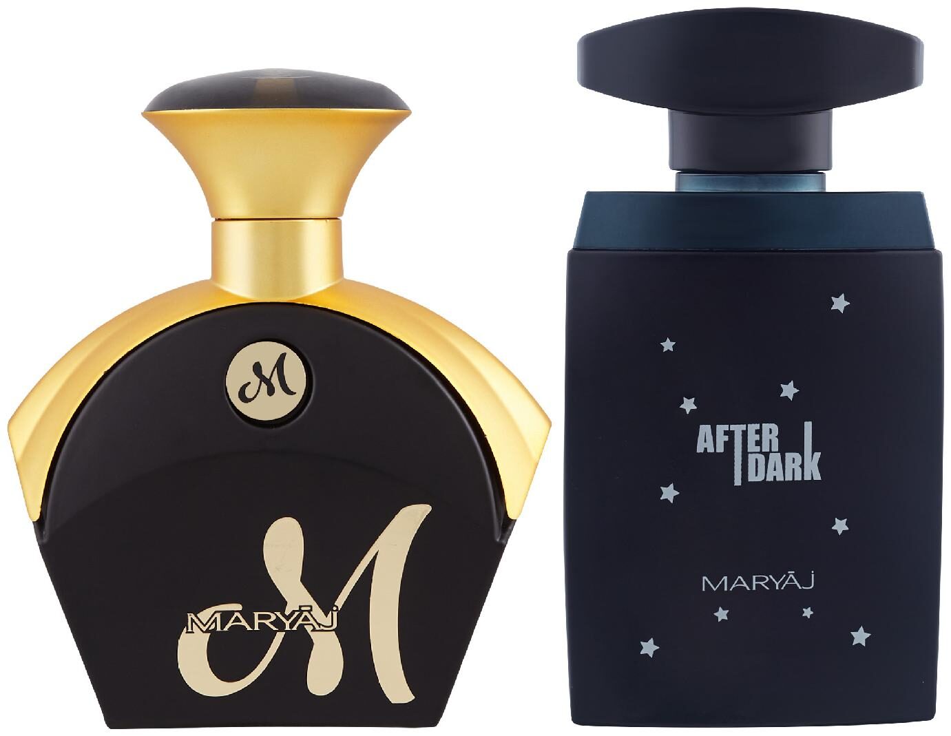

Maryaj M for Her Eau De Parfum Fruity Floral Perfume 90ml for Women and Maryaj After Dark Eau De Parfum Woody Aromatic Perfume 100ml for Men
