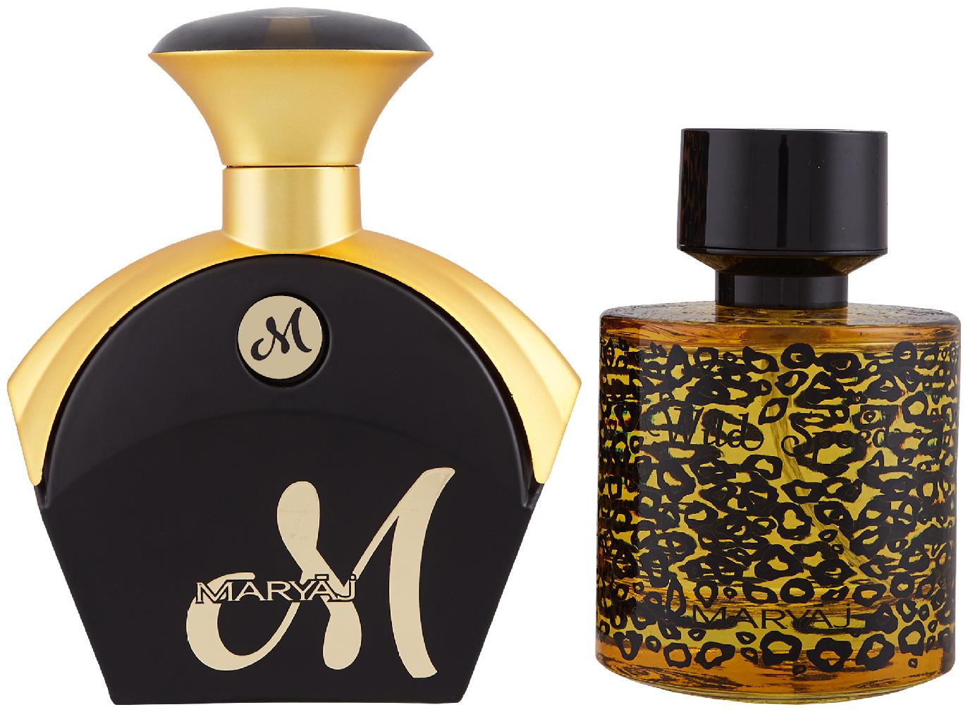 

Maryaj M for Her Eau De Parfum Fruity Floral Perfume 90ml for Women and Maryaj Wild Speed Eau De Parfum Citrus Spicy Perfume 100ml for Men