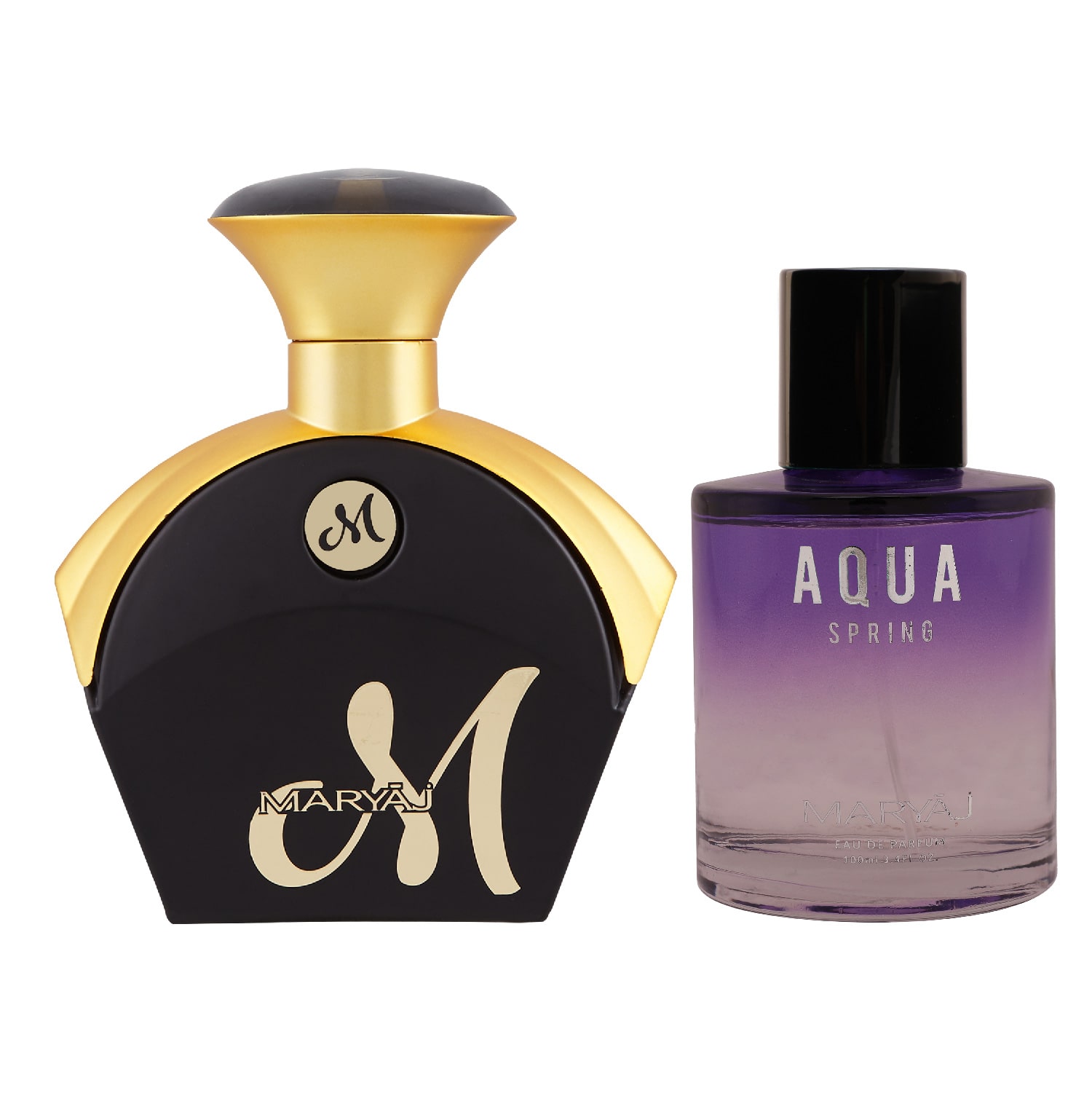 

Maryaj MFor Her Eau De Parfum Fruity Floral Perfume 90ml And Aqua Spring Eau De Parfum Fruity Floral Perfume 100ml For women (Pack of 2)