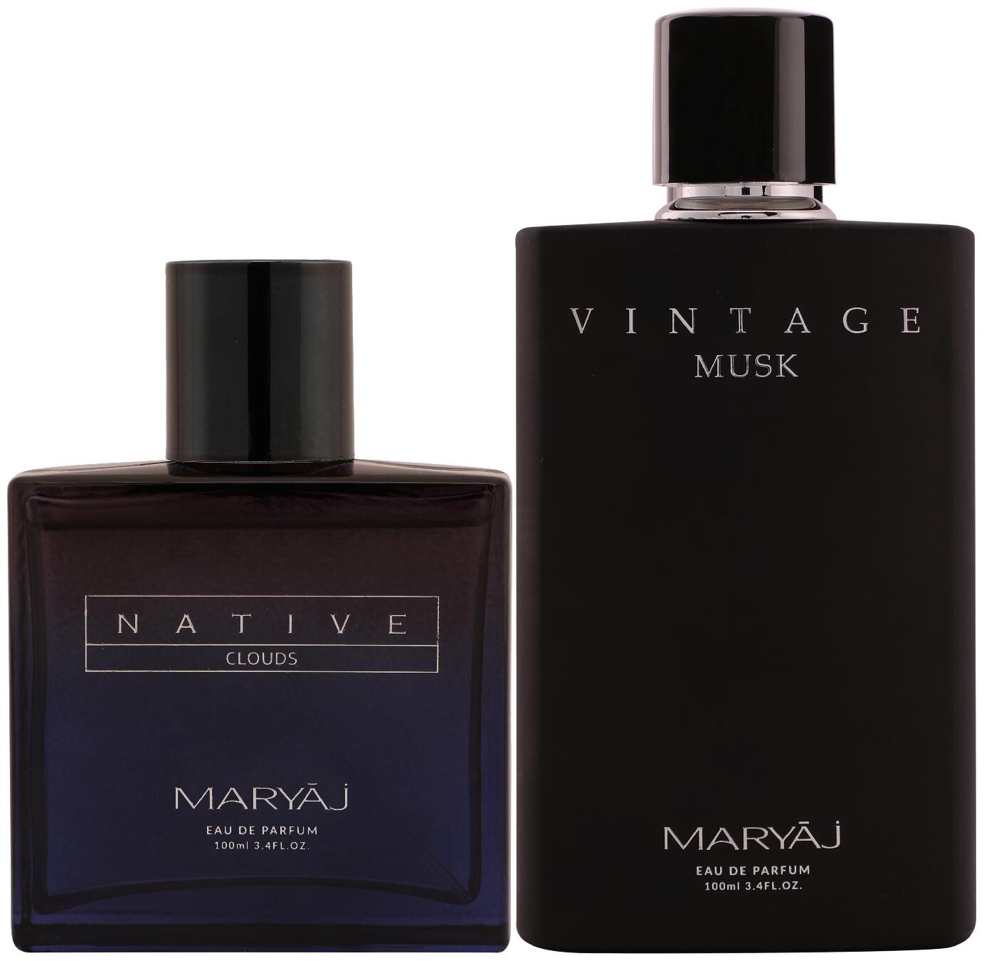 

Maryaj Native Clouds Eau De Parfum Aromatic Woody Perfume 100ml For Unisex And Maryaj Vintage Musk Eau De Parfum Floral Musky Perfume 100ml For Unisex (Pack Of 2)
