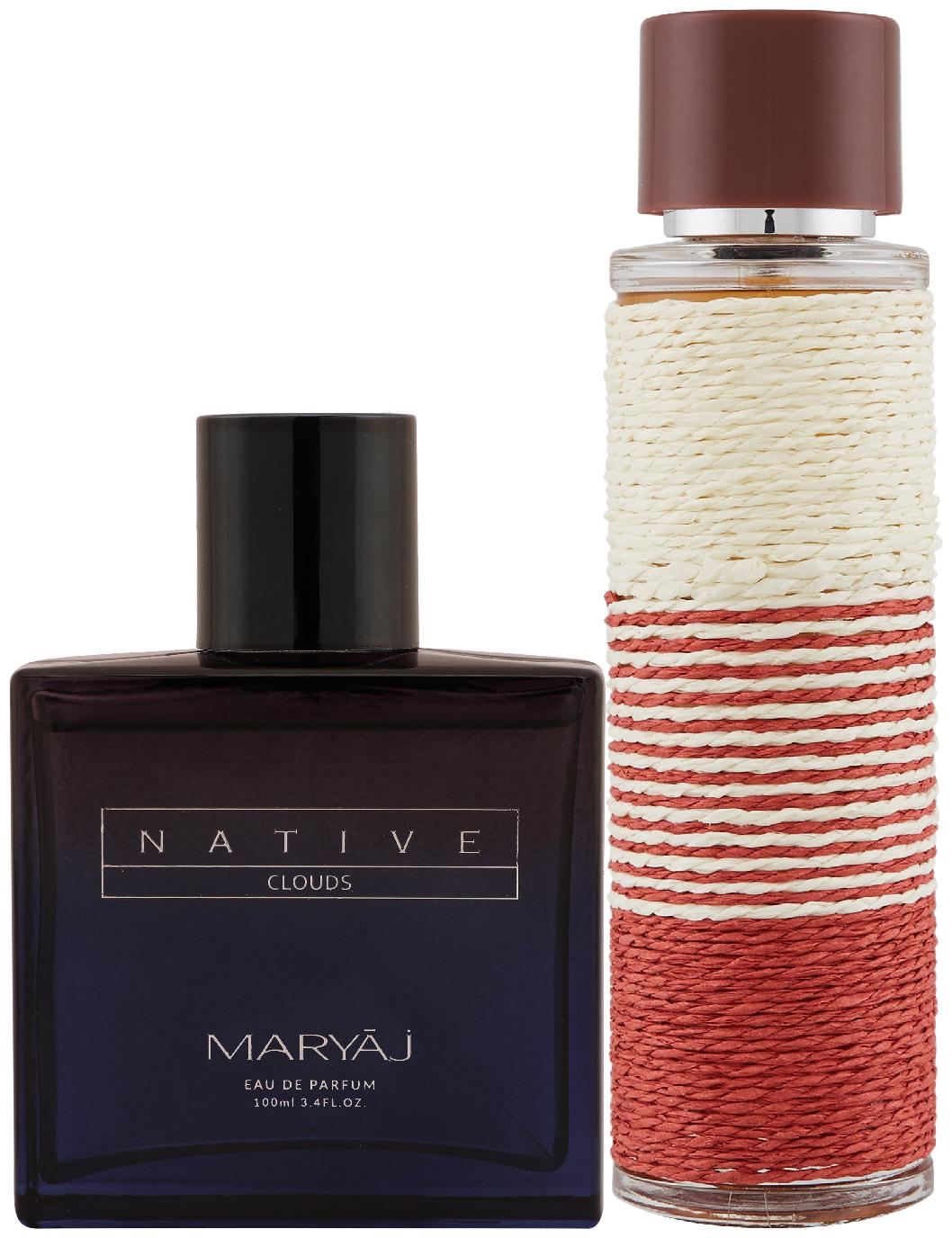 

Maryaj Native Clouds Eau De Parfum Aromatic Woody Perfume 100ml for Unisex and Maryaj Deuce Homme Eau De Parfum Spicy Woody Perfume 100ml for Men