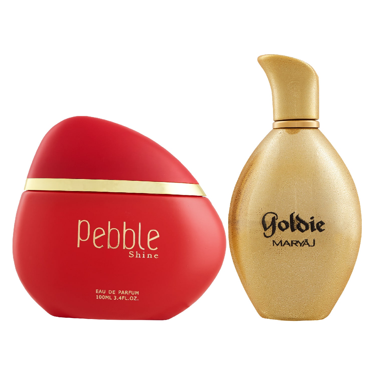 

Maryaj Pebble Shine Eau De Parfum Floral Fruity Perfume 100ml And Goldie Eau De Parfum Fruity Floral Perfume 100ml For women (Pack of 2)