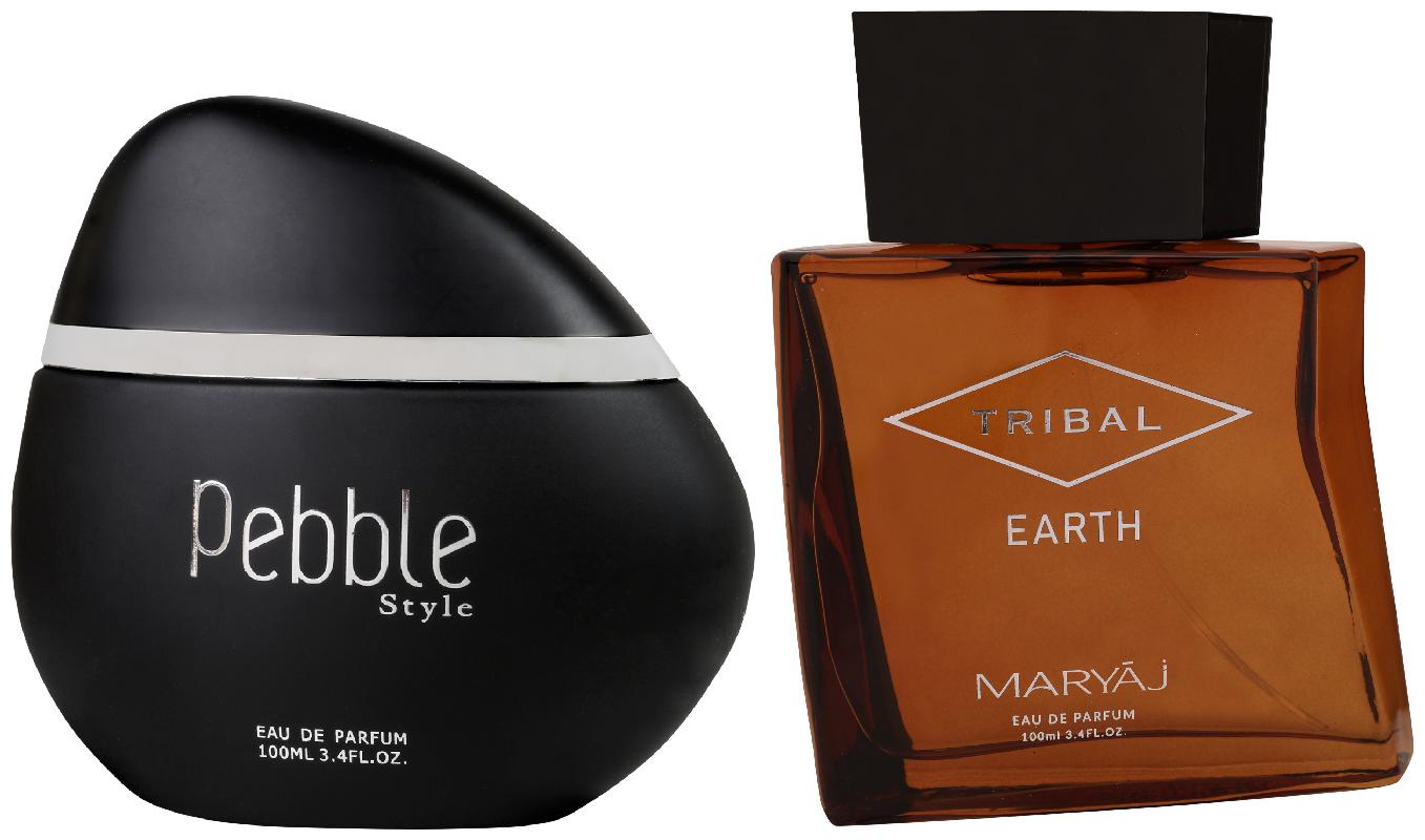 

Maryaj Pebble Style Eau De Parfum Spicy Woody Perfume 100ml For Men And Maryaj Tribal Earth Eau De Parfum Citrus Woody Perfume 100ml For Unisex (Pack Of 2)
