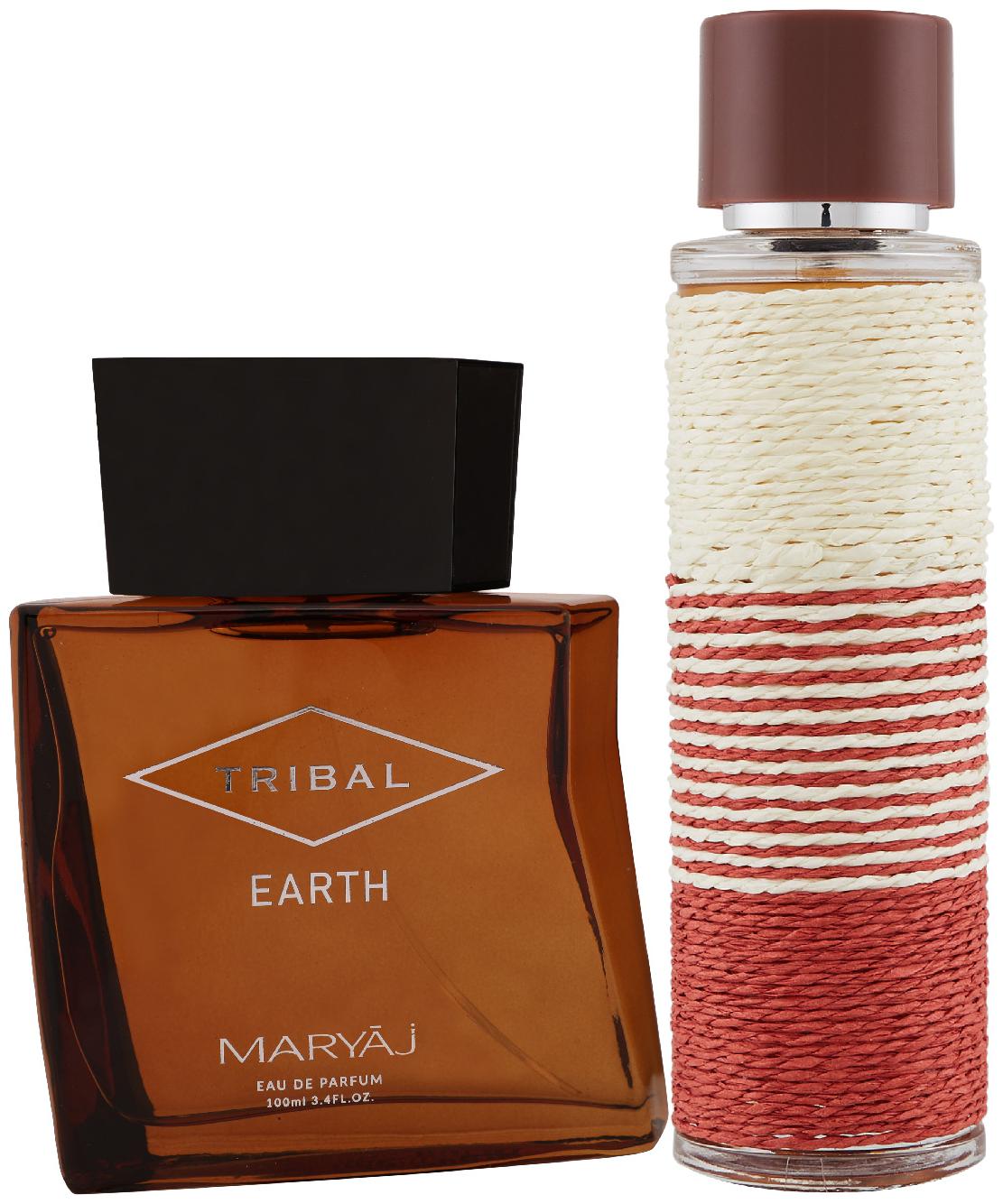 

Maryaj Tribal Earth Eau De Parfum Citrus Woody Perfume 100ml for Unisex and Maryaj Deuce Homme Eau De Parfum Spicy Woody Perfume 100ml for Men
