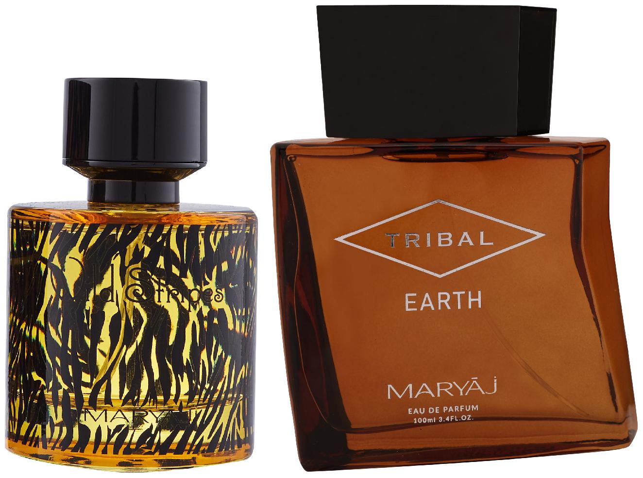 

Maryaj Wild Stripes Eau De Parfum Aromatic Oriental Perfume 100ml For Men And Maryaj Tribal Earth Eau De Parfum Citrus Woody Perfume 100ml For Unisex (Pack Of 2)