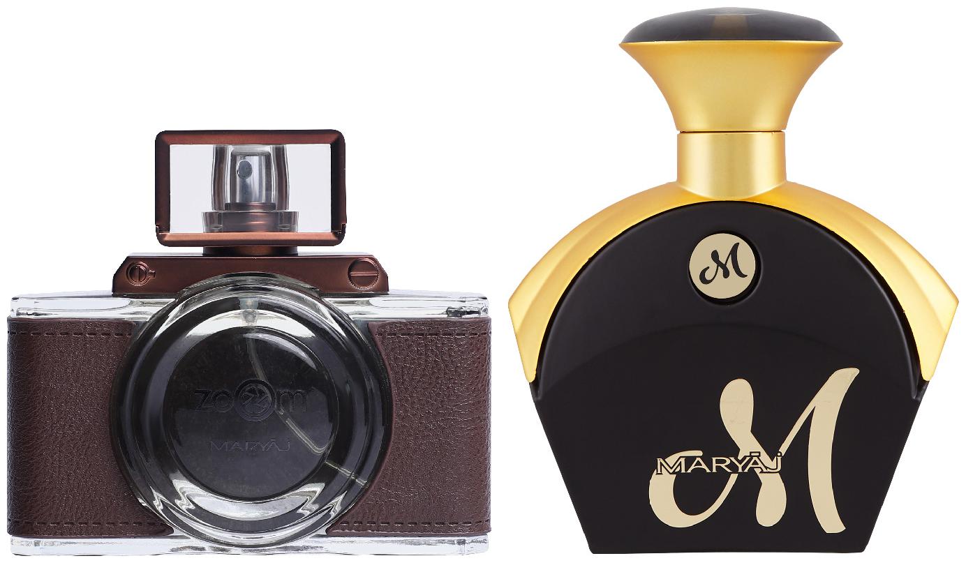 

Maryaj Zoom Pour Homme Eau De Parfum Spicy Woody Perfume 100ml For Men And Maryaj M For Her Eau De Parfum Fruity Floral Perfume 90ml For Women (Pack Of 2)
