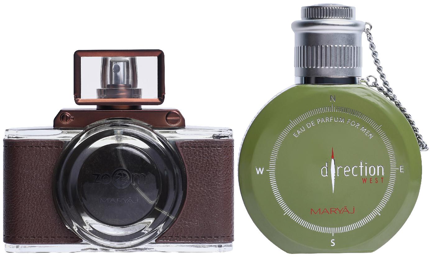 

Maryaj Zoom Pour Homme Eau De Parfum Spicy Woody Perfume 100ml for Men and Maryaj Direction West Eau De Parfum Green Spicy Perfume 100ml for Men ( Pack of 2 )