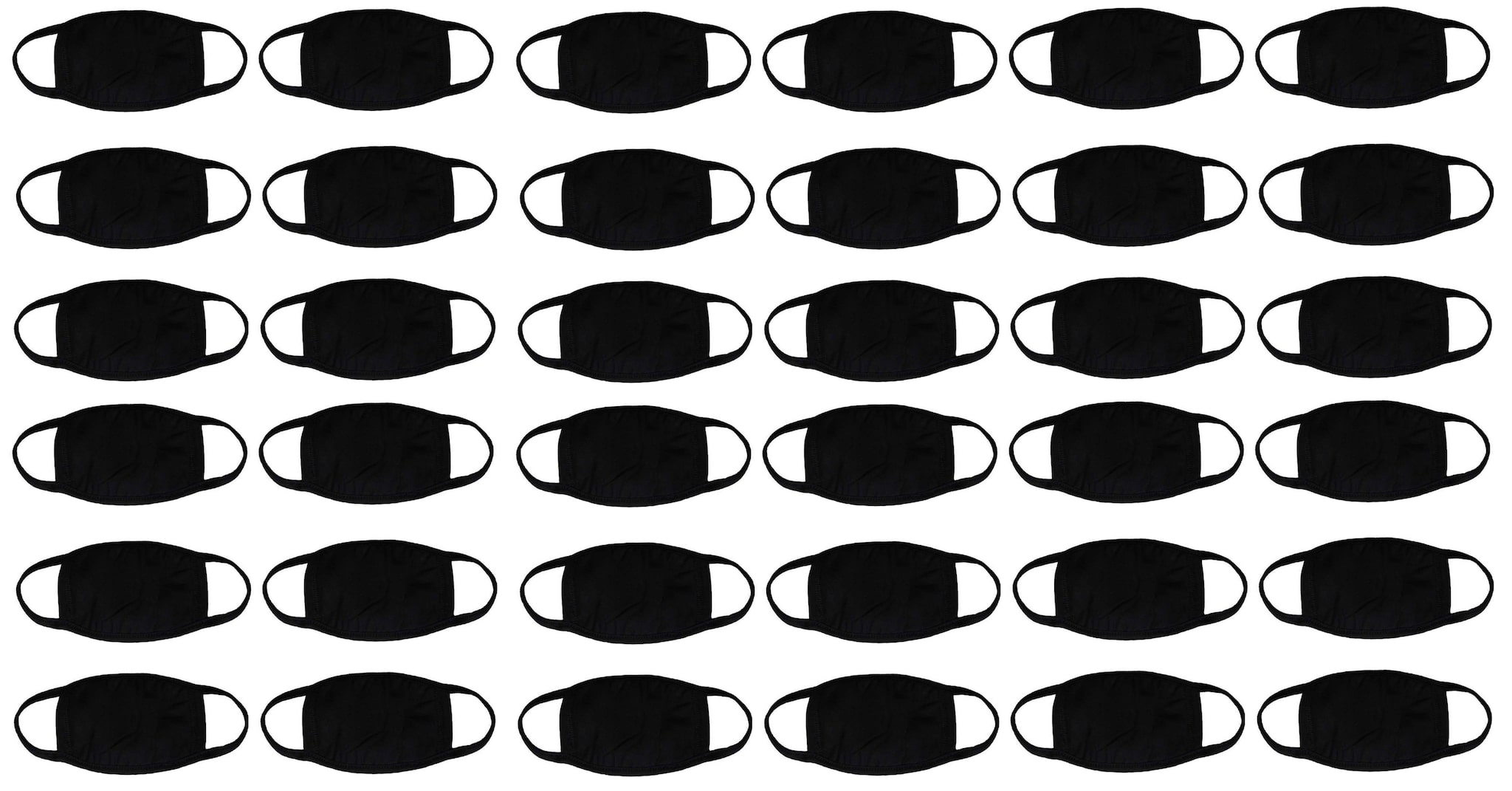 

Maskey Anti Dust Free Solid Black Cotton Reuasable Washable Protection Face Mask ( Pack of 36)