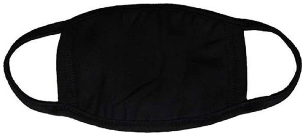 

Maskey Breathable Premium Black Cottton Reusable Washable Protection Face Mask with Comfy Earlopps (Pack of 5)