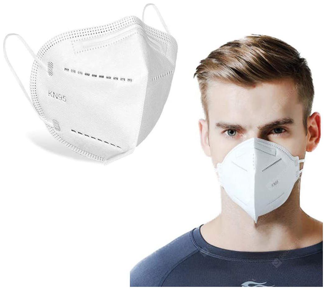 

MATT PIE KN95 Respirator Mask High Quality Non-Woven (Pack of 2 )