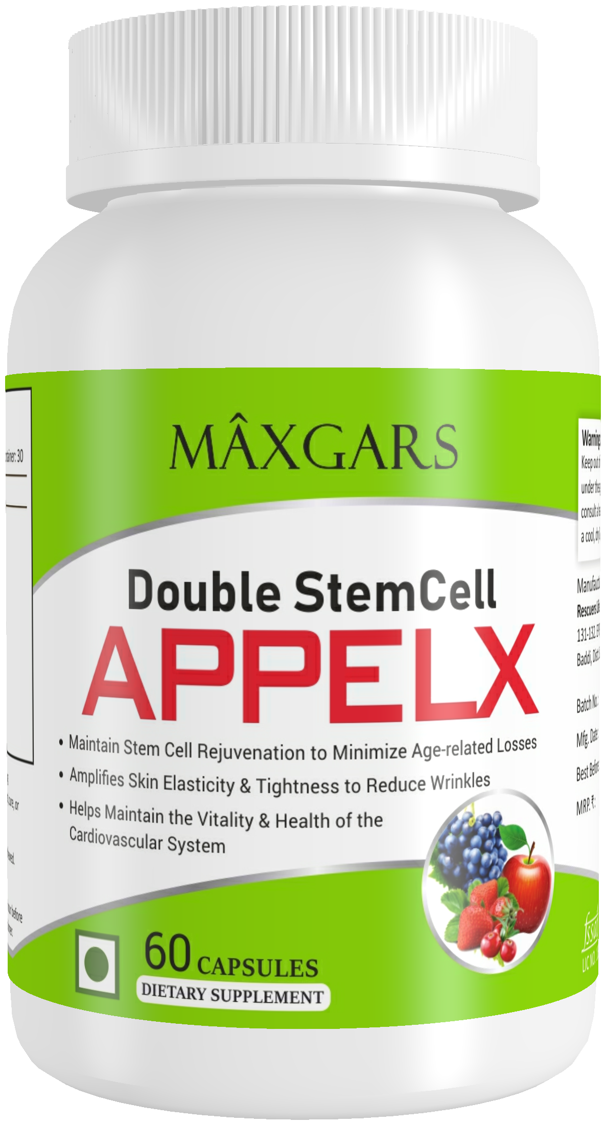

Maxgars AppleX 60 Capsules