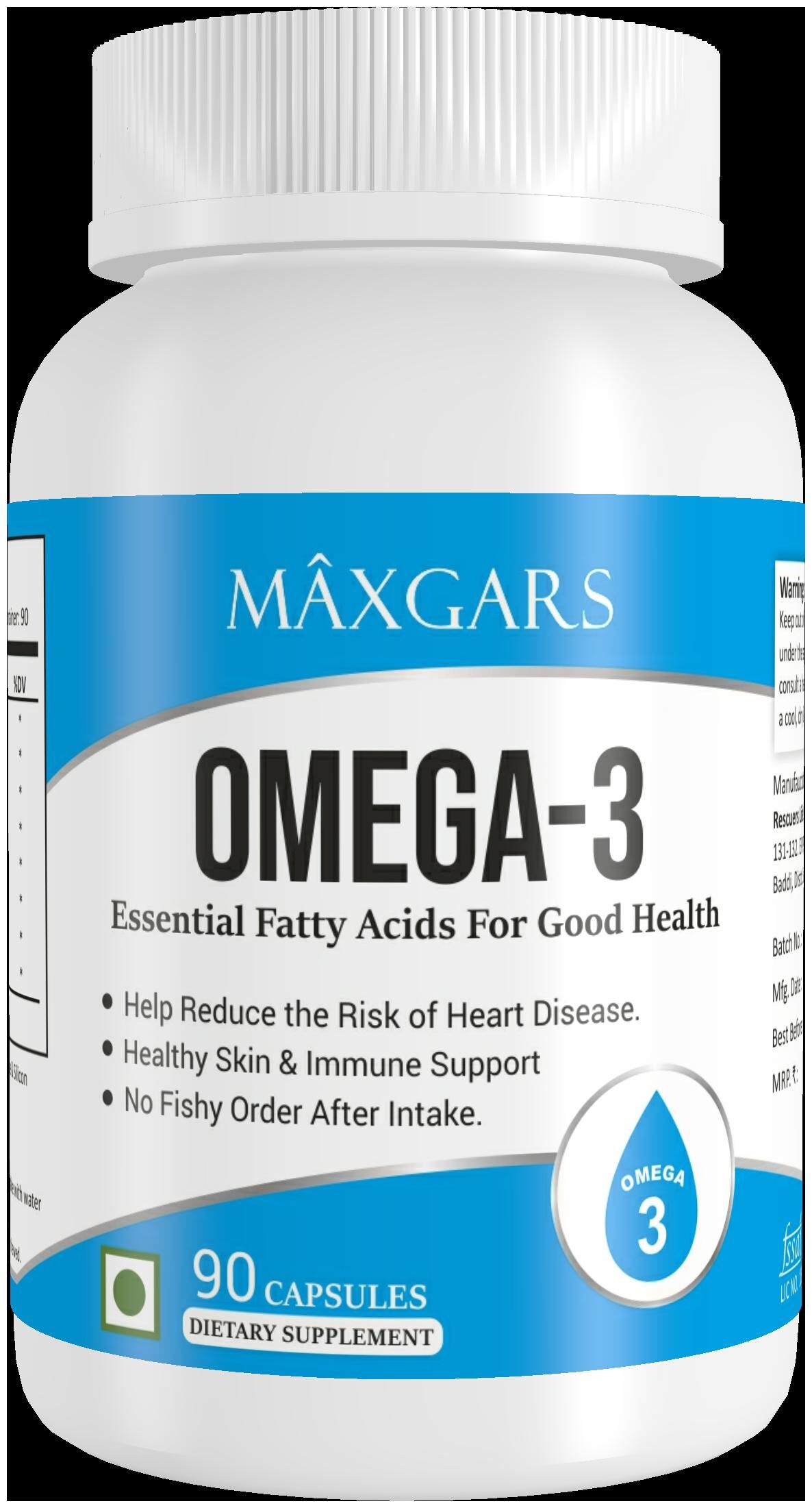 

Maxgars Omega-3 (90 Capsules)